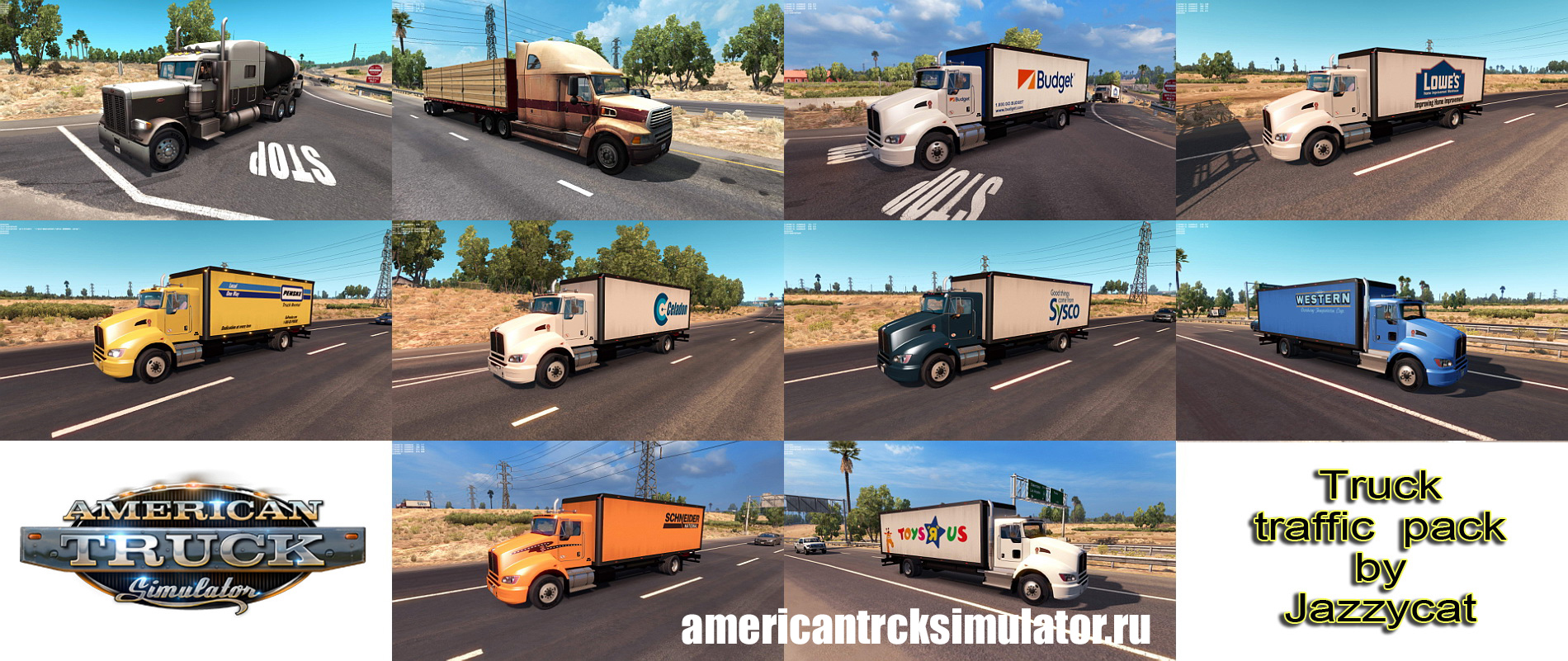 Мод Трафик Truck Traffic Pack  v1....