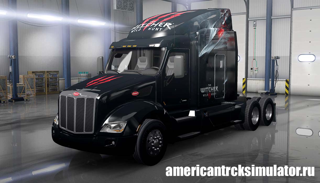 Скин Peterbilt 579 Wild Hunt для A...
