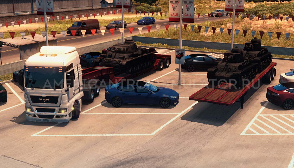 Пак прицепов World Of Tanks для Am...