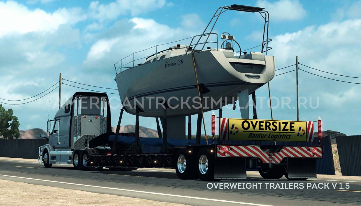 Пак прицепов Overweight Trailers v1.5
