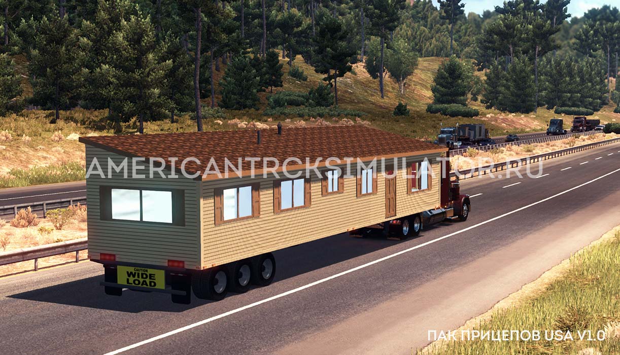 Пак автономных прицепов  USA  v1.0