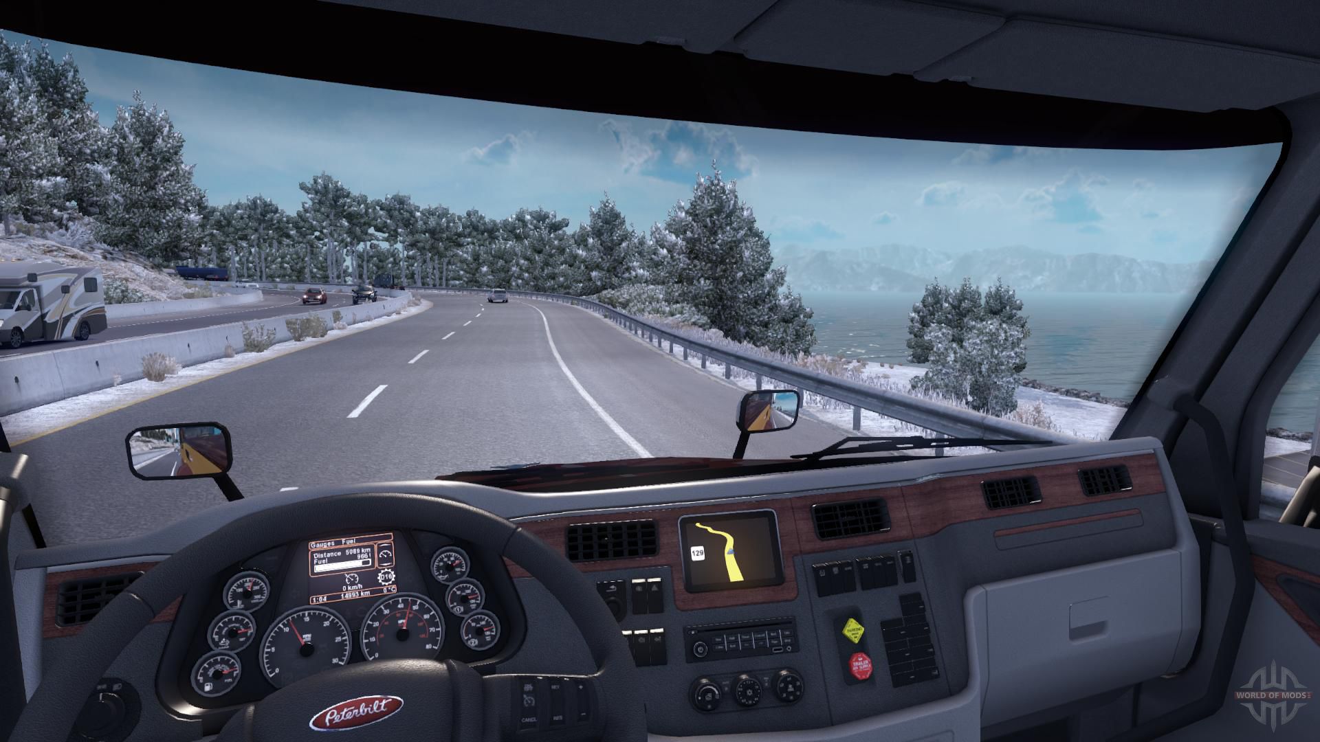 Мод на Зиму для American Truck Sim...