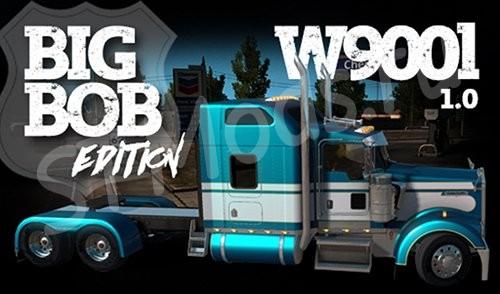 Мод Kenworth W900L Big Bob для American Truck Simulator