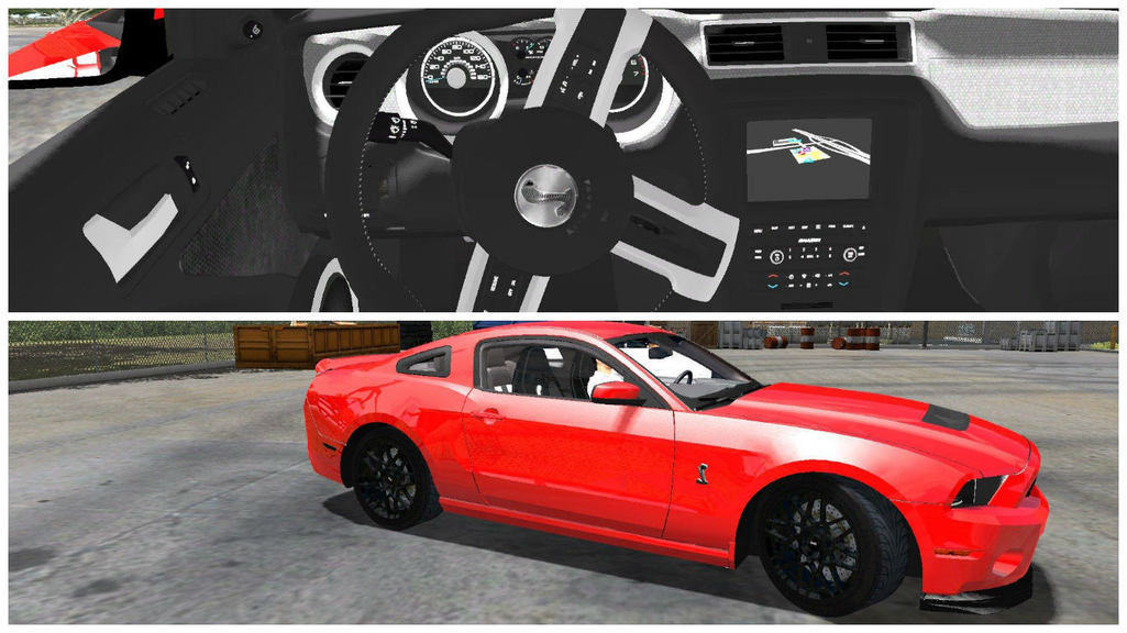 Мод на спорткарт ATS FORD GT 500 д...