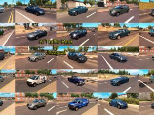 Трафик ALL + 125 машин в ATS v1.6