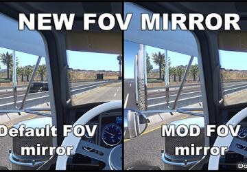 Мод New FOV Mirror для American Tr...
