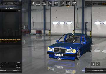 Мод Mercedes-Benz 190E для American Truck Simulator