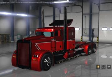 Мод Kenworth The «Phantom» + «Phantom» Trailer v10.12.18 для American Truck Simulator