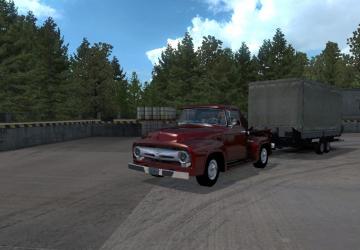 Мод Ford F-100 1956 Custom Cab 1956 для American Truck Simulator