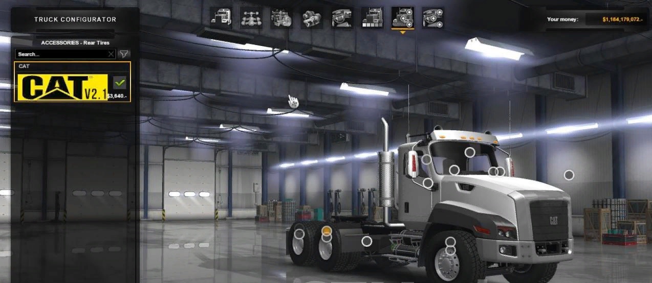 Мод Caterpillar CT660 для American...