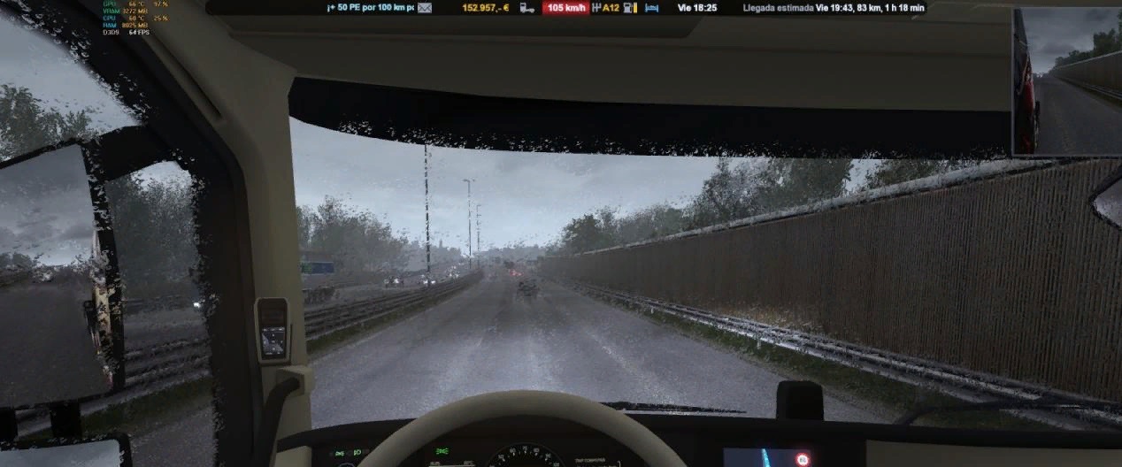 Мод Heavy Rain для American Truck ...