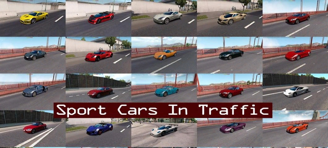 Пак Спорт Каров для American Truck Simulator