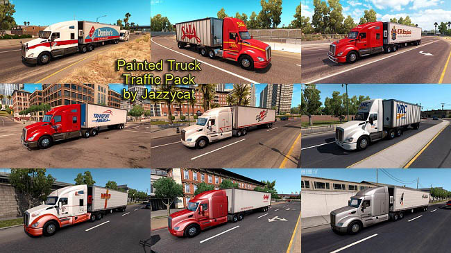 Мод Painted Truck Traffic Pack