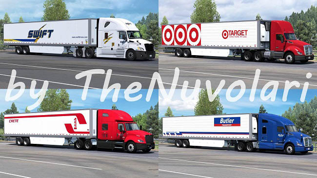 Мод SCS 53ft Trailer Skinpack v1.0...