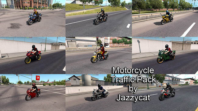Motorcycle Traffic Pack